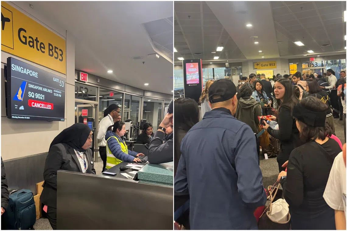 151 SIA passengers left stranded for two days after flight from New York to Changi is delayed twice
