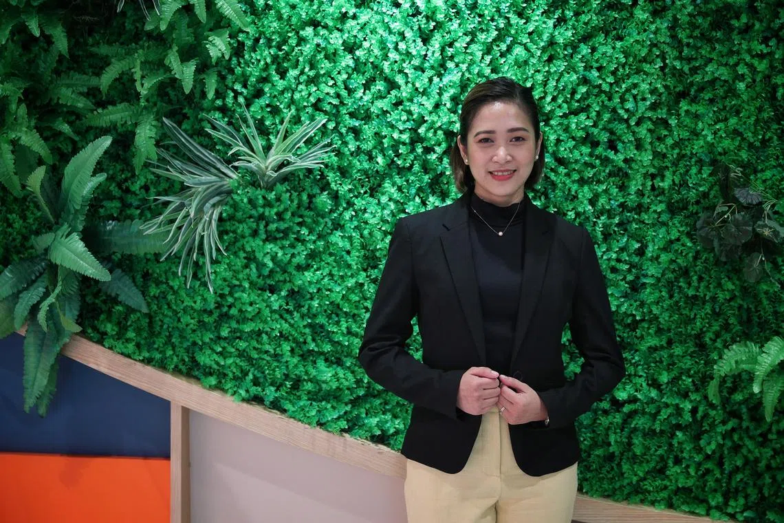 Ms Marie Joyce Agustin, a guest service executive at The Clan Hotel Singapore, who saved a suicidal guest last October.