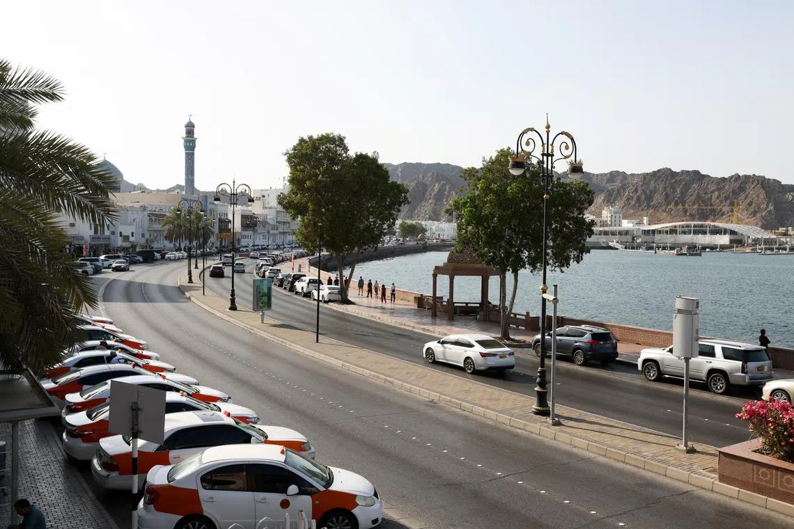 FILE PHOTO: A general view of Muscat, during negotiations between U.S. and Iran, in Oman, April 12, 2025. REUTERS/Mohammed Mahjoub/File Photo