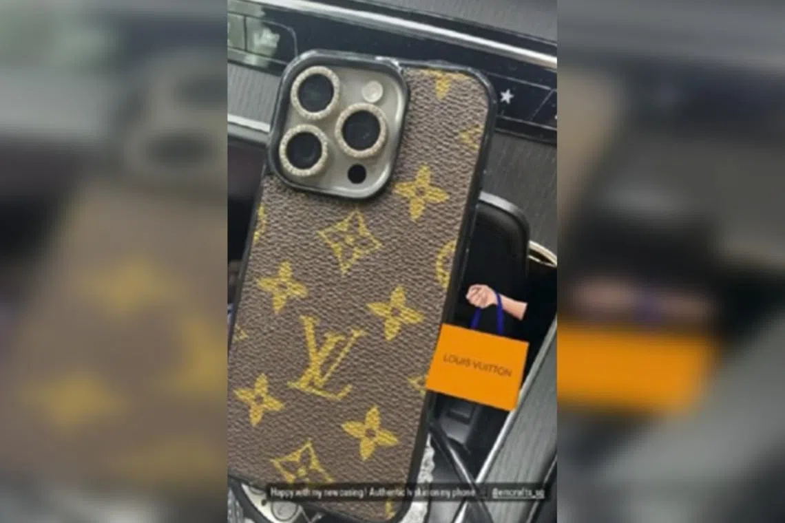 The fakes were passed off as genuine and sold at a fraction of the price of the real items.