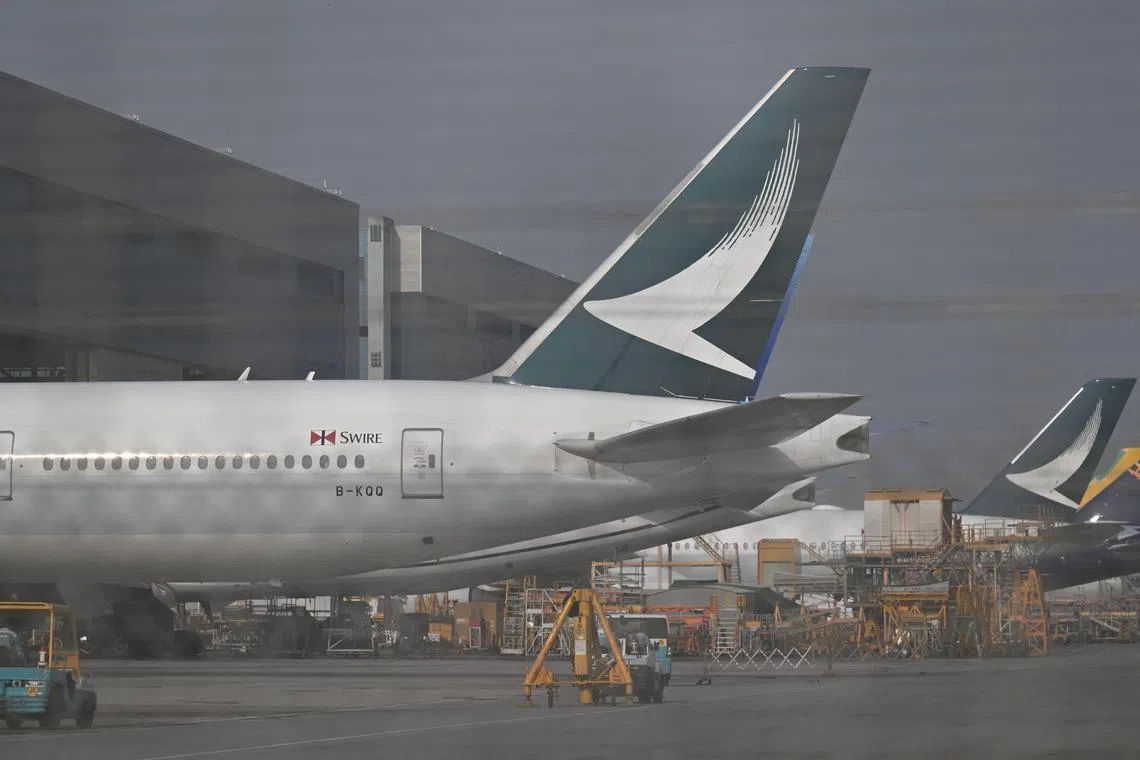 Cathay Pacific said six of the 15 aircraft needing engine fuel lines replaced had been repaired and were cleared to operate. 