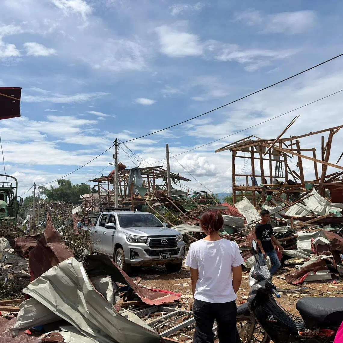 Dozens of villagers were killed and hundreds of people were injured by the blast.