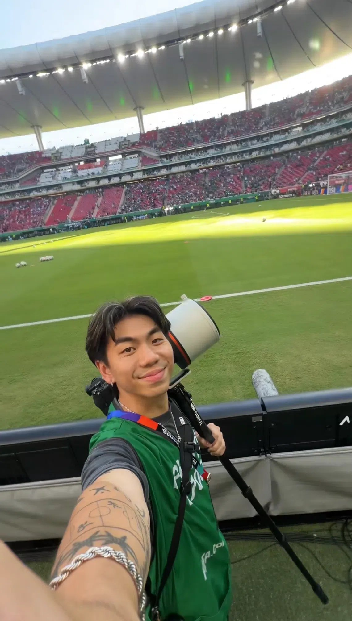 The opportunity to experience the World Cup as a FIFA-accredited photographer has been the achievement of Edmund Wong's dreams.