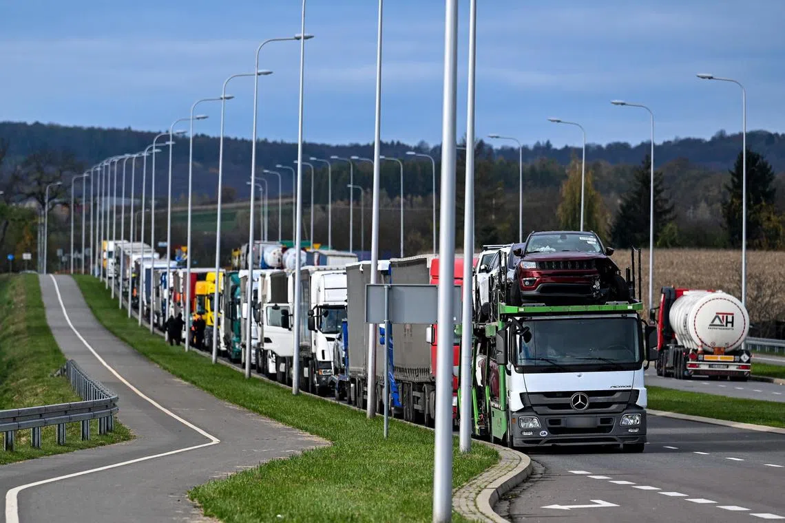 Polish truckers say an easing of EU access rules in the wake of Russia’s invasion of Ukraine has led to an influx of unfair Ukrainian competition, taking a serious toll on their earnings.