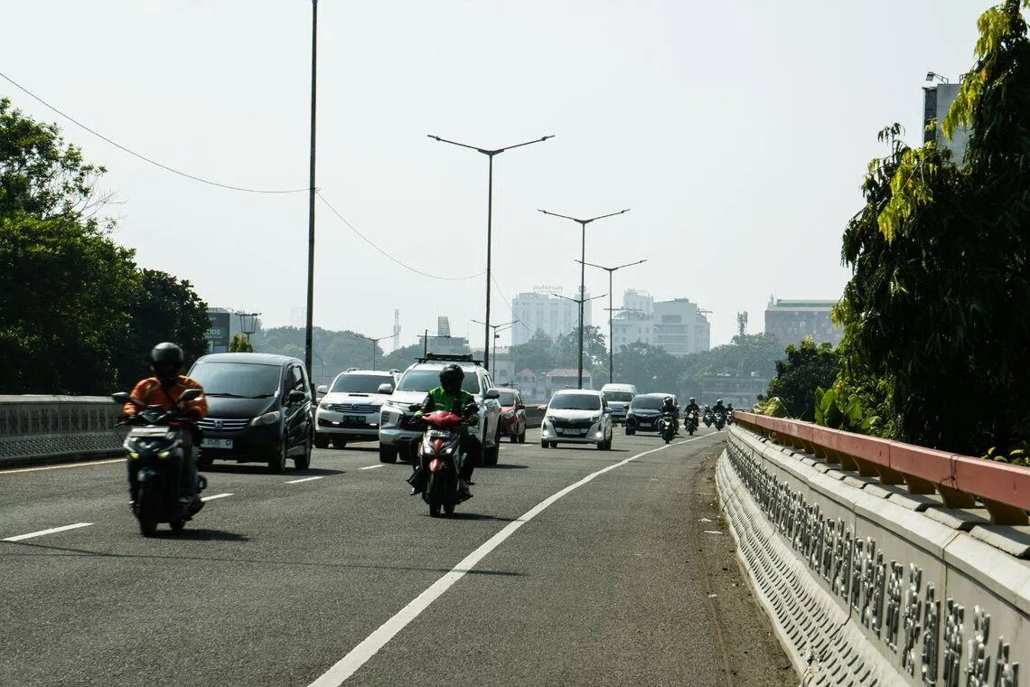 Batam is an economic centre with high vehicle mobility.