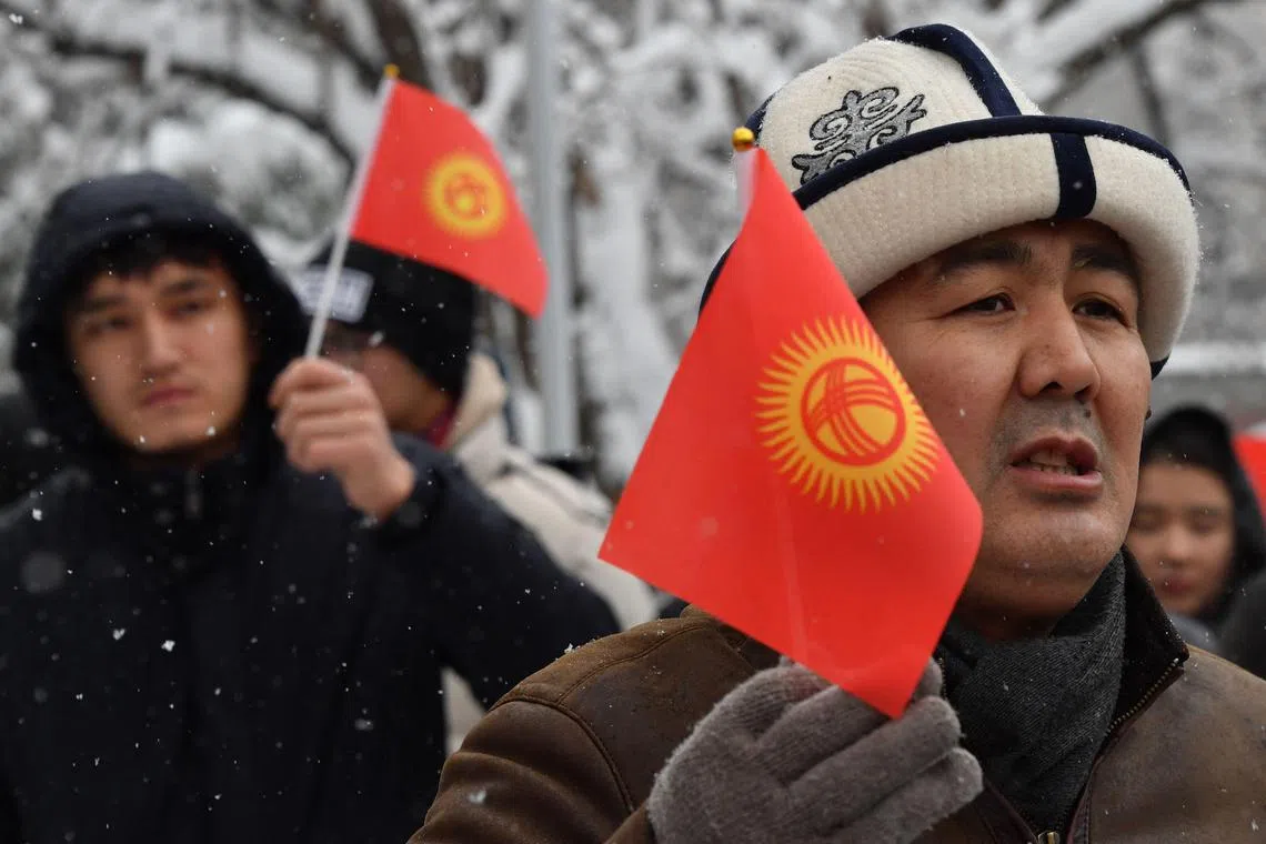 Kyrgyzstan's Parliament wants to modify the country's flag to more closely resemble the sun.