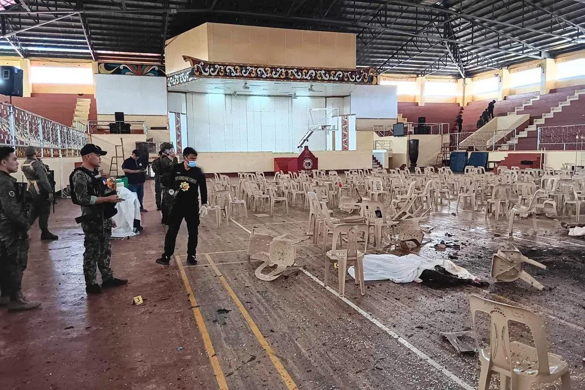 Two of the militants killed by Philippine troops were suspects in a deadly blast in the southern city of Marawi.