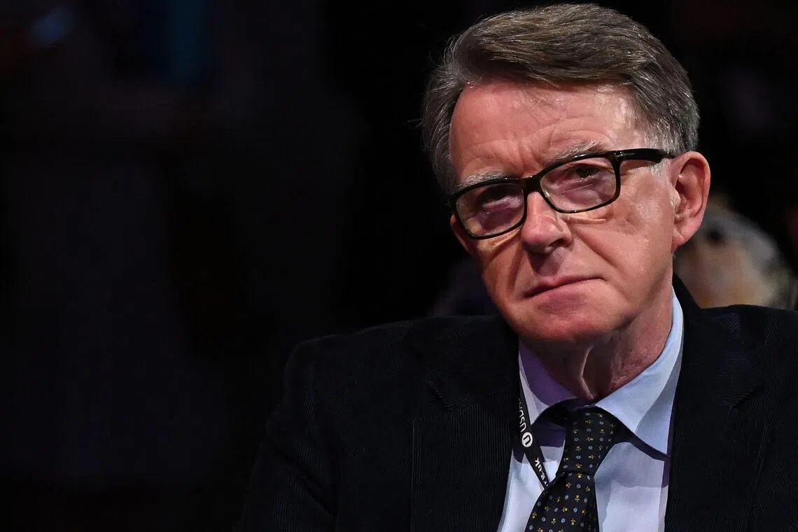 Britain's sacked ex-ambassador to the US, Mr Peter Mandelson, quit the Upper House of Parliament, the speaker announced on Feb 3.