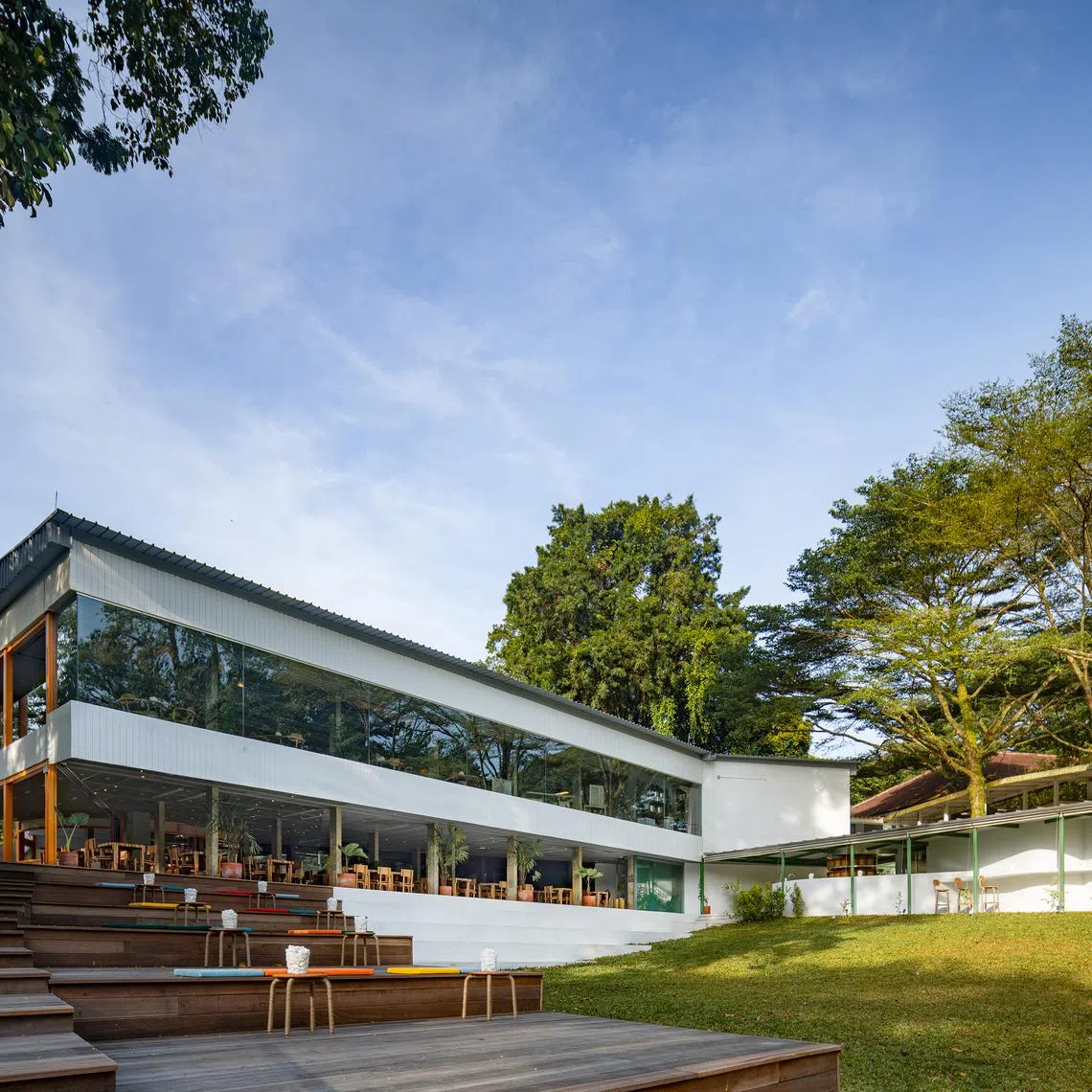 asair - Modernist 1970s building is repurposed after minimising changes. Photo Credit OMA Kris Provoost