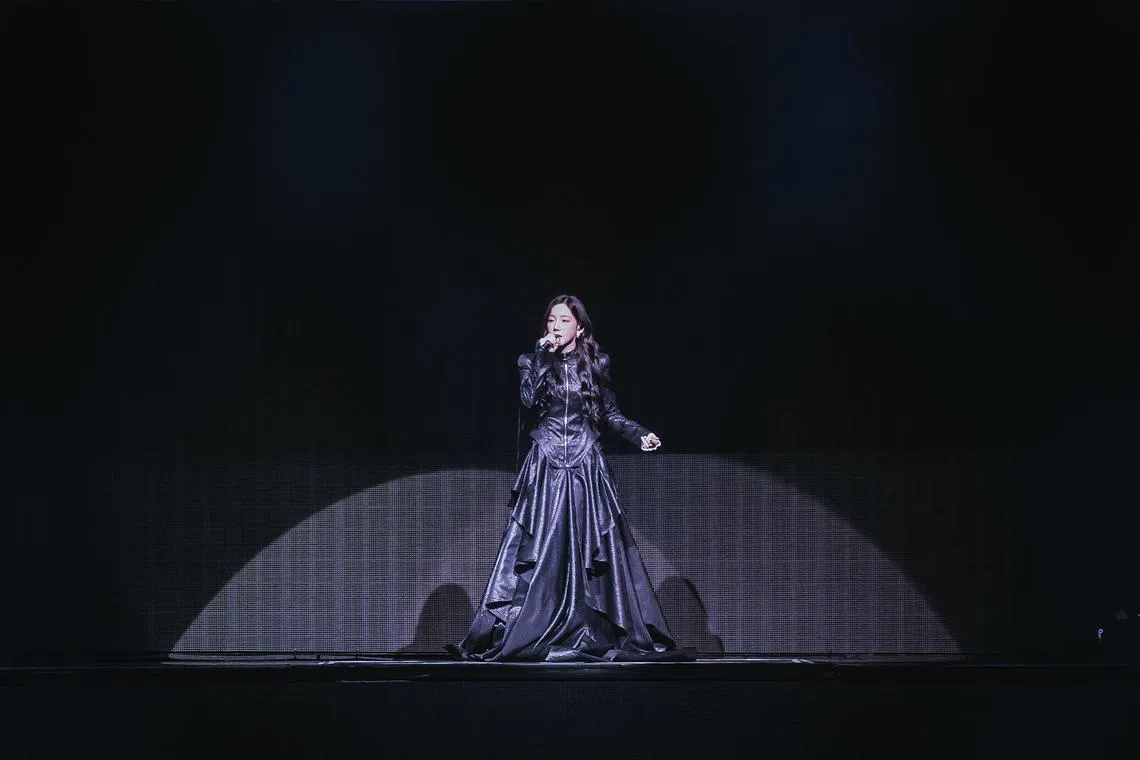 Taeyeon is the first South Korean female singer to stage a two-day solo concert at the Singapore Indoor Stadium.