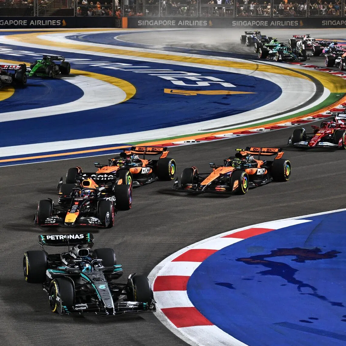 The Singapore Grand Prix takes place from Oct 9 to 11.