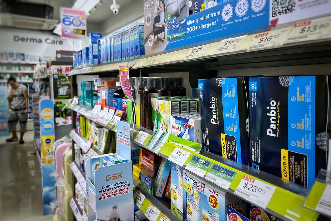 Retailers and pharmacies here have a sufficient supply of ART kits and have placed fresh orders to meet growing demand.