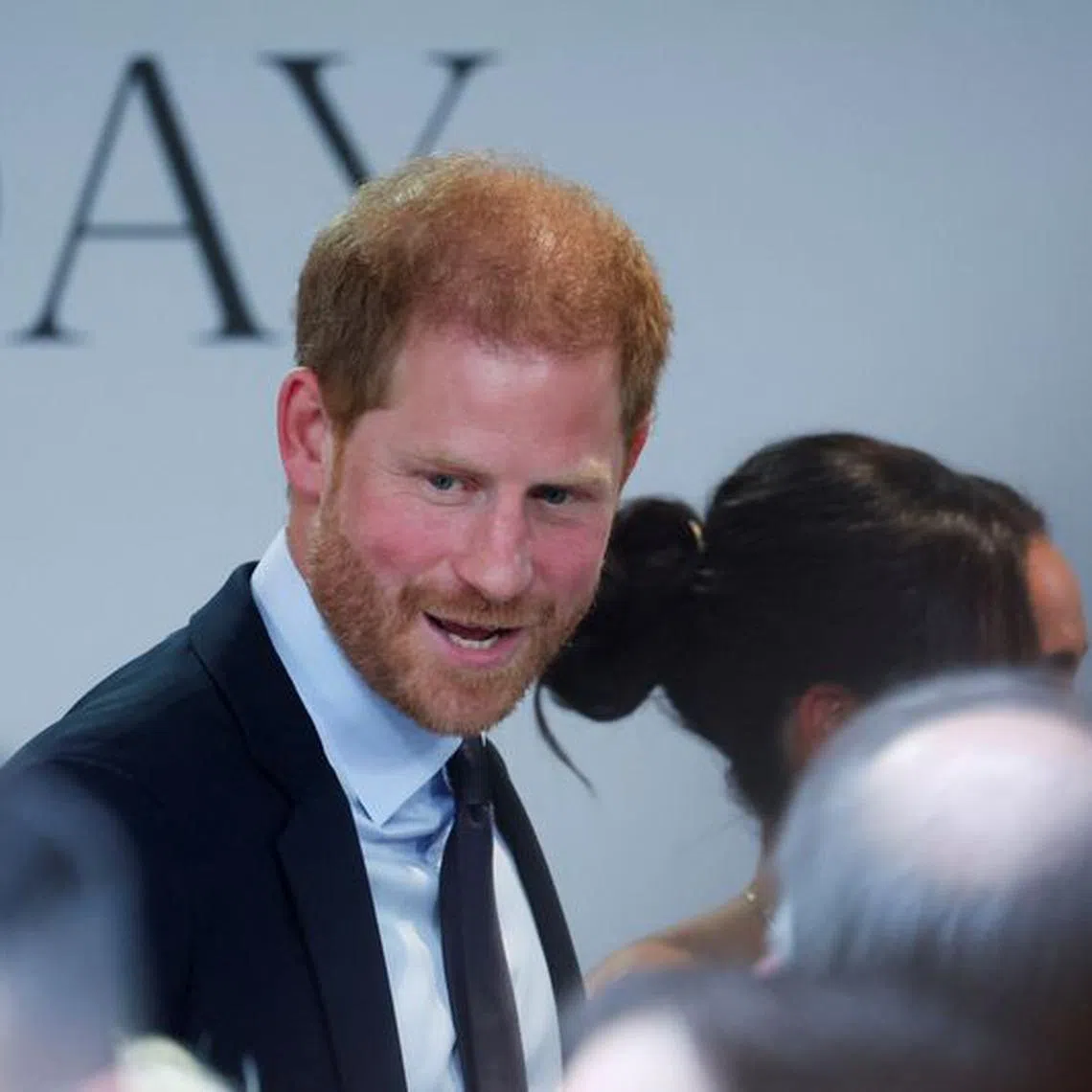 FILE PHOTO: Britain's Prince Harry, Duke of Sussex and his wife Meghan, Duchess of Sussex attend a panel held during Project Healthy Minds' second annual World Mental Health Day Festival and The Archewell Foundation Parents' Summit: Mental Wellness in the Digital Age in New York City, U.S., October 10, 2023. REUTERS/Mike Segar/File Photo