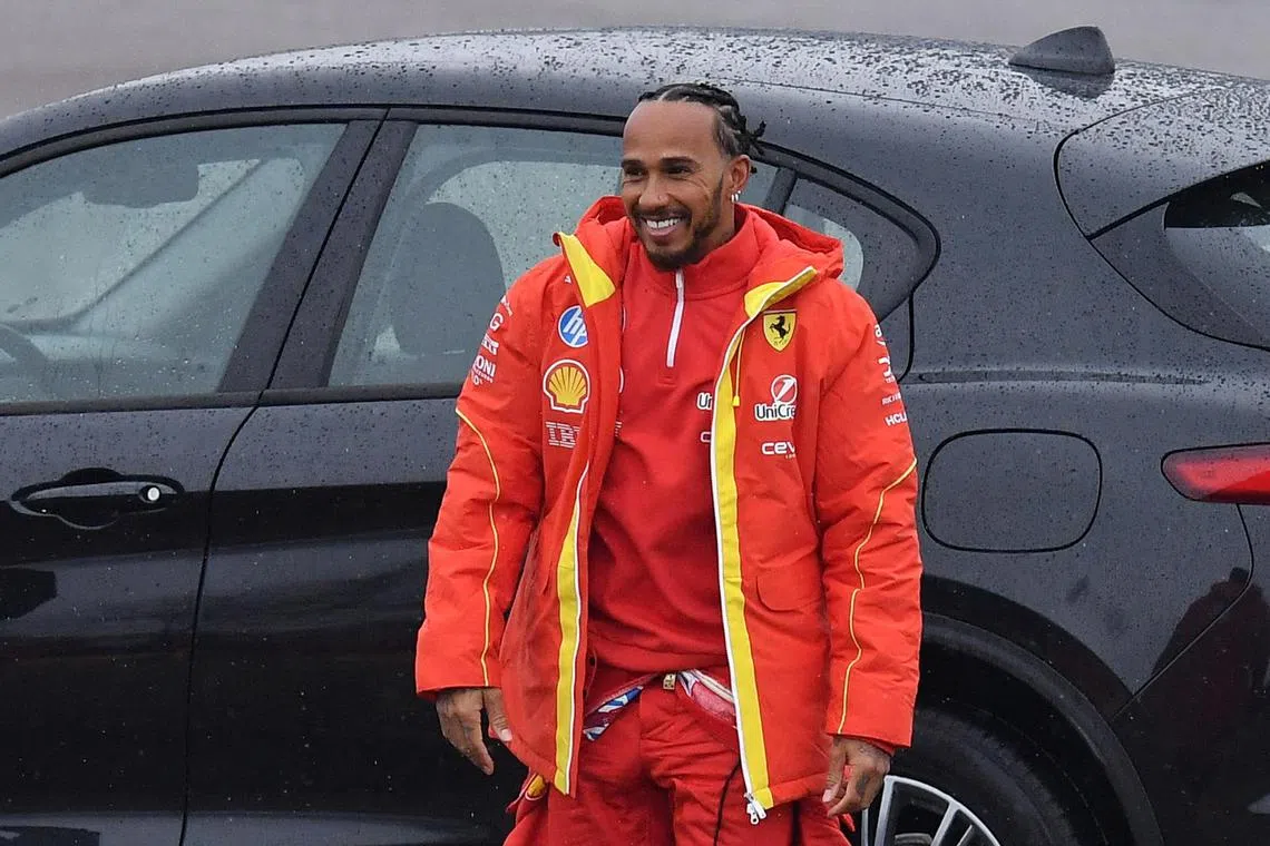 Ferrari driver Lewis Hamilton was reportedly exploring the 2023 car's limits when he lost control and hit the barriers at the Circuit de Catalunya.