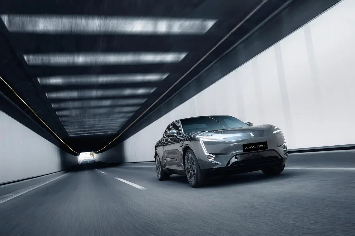 The AVATR 11’s battery can charge from 30 to 80 per cent in as little as 15 minutes.