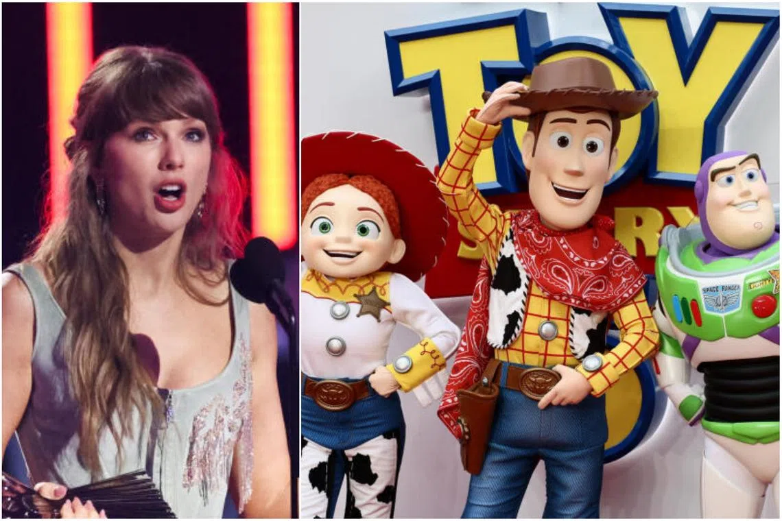 The songwriter, winner of 14 Grammy awards, said she had “adored” the characters of the Toy Story franchise since the first movie came out in 1995.