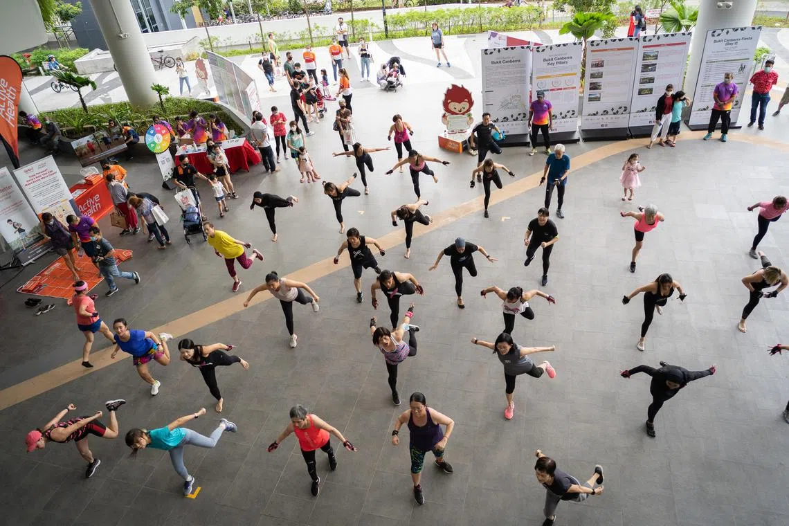 The NHG unveiled the directory of more than 450 programmes, which includes exercise classes as well as senior-training sessions and hobbies. 