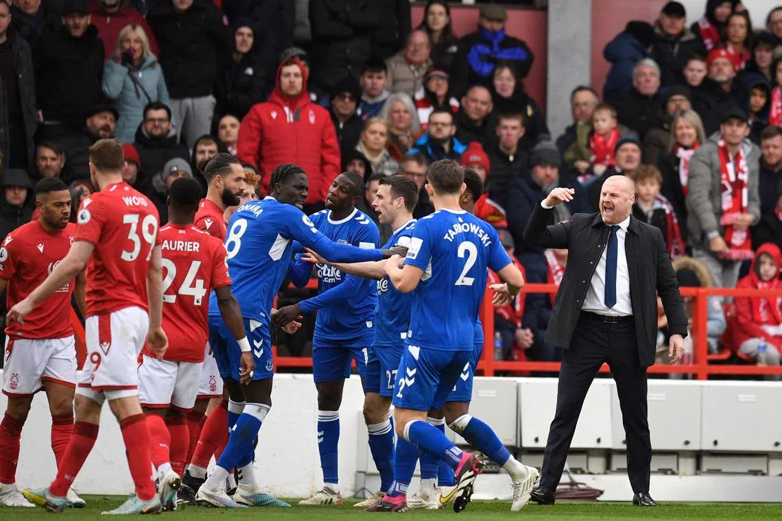 Everton are on a three-game unbeaten run under manager Sean Dyche, while the club have been referred to an independent commission for an alleged breach of financial fair play rules.