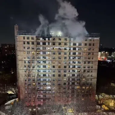 The blast struck shortly after midnight at 3485 Bivona Street in New York’s Bronx borough.
