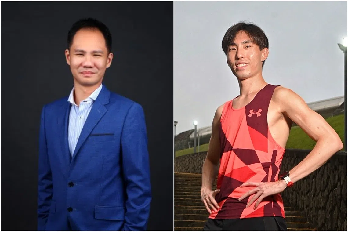 Lawyer Clarence Lun (left) argued that runner Soh Rui Yong had made reckless, sweeping allegations against him.