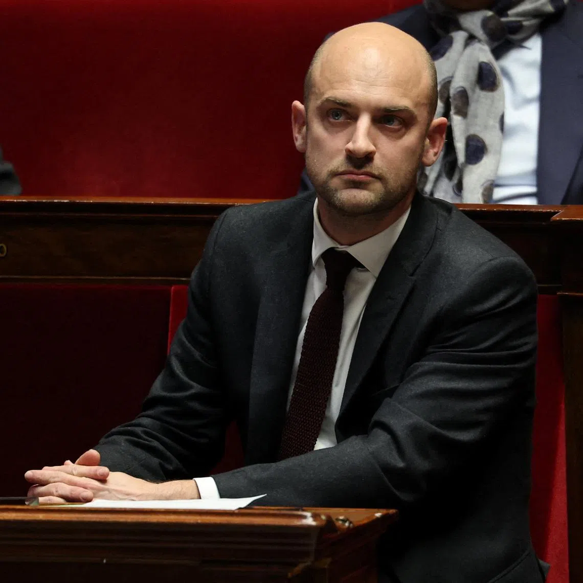 FILE PHOTO: French Minister for Europe and Foreign Affairs Jean-Noel Barrot attends the questions to the government session at the National Assembly in Paris, France, January 13, 2026. REUTERS/Stephanie Lecocq/File Photo