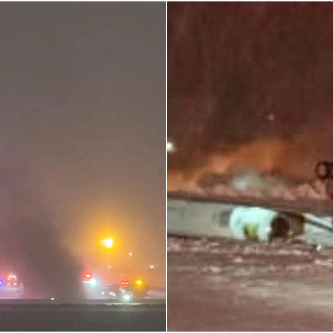 The crash of the twin-engine turbo-fan jet Bombardier Challenger 600 occurred in snowy weather and in low visibility conditions.