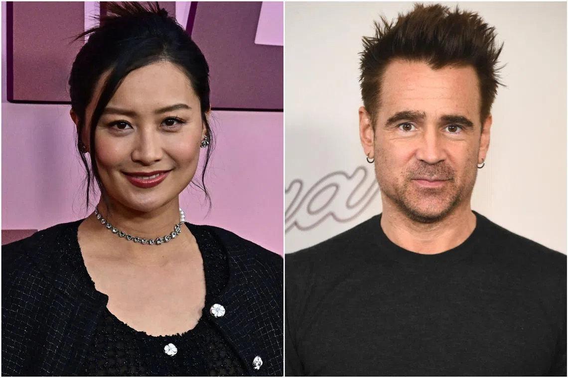 Fala Chen (left) is starring in The Ballad Of A Small Player with Colin Farrell.