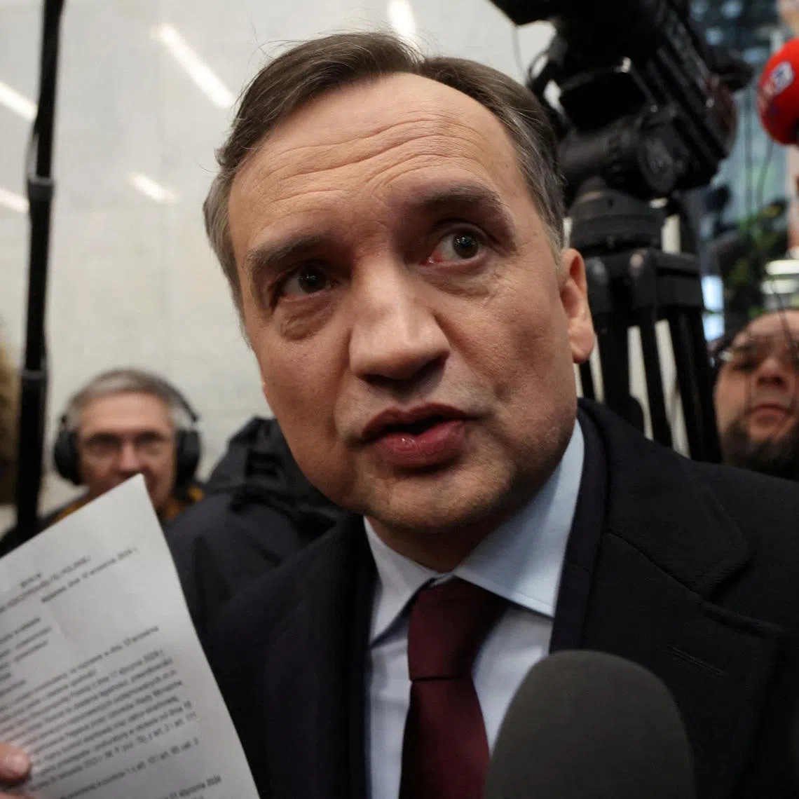 Poland's former justice minister Zbigniew Ziobro is accused of allegedly misusing money from a crime victims’ fund. He has denied wrongdoing.