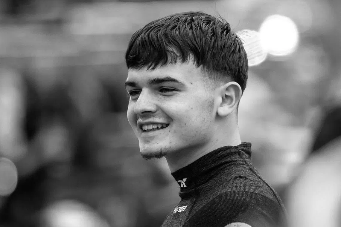 Media reports said Dutch driver Dilano van’t Hoff was caught up in a multi-car collision at Spa-Francorchamps.