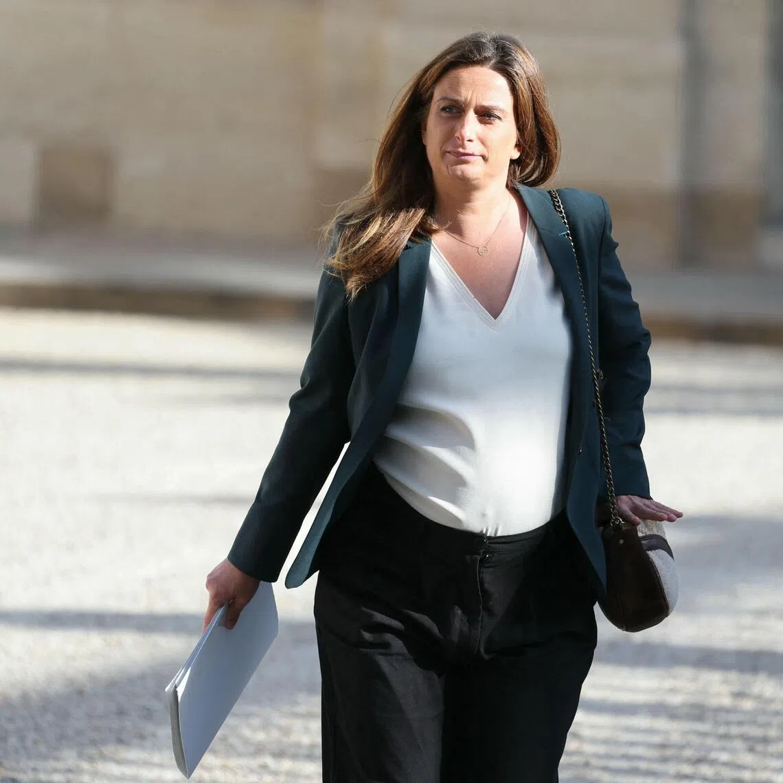 National secretary of French green party Les Ecologistes Marine Tondelier was the first candidate in French politics to campaign while pregnant.