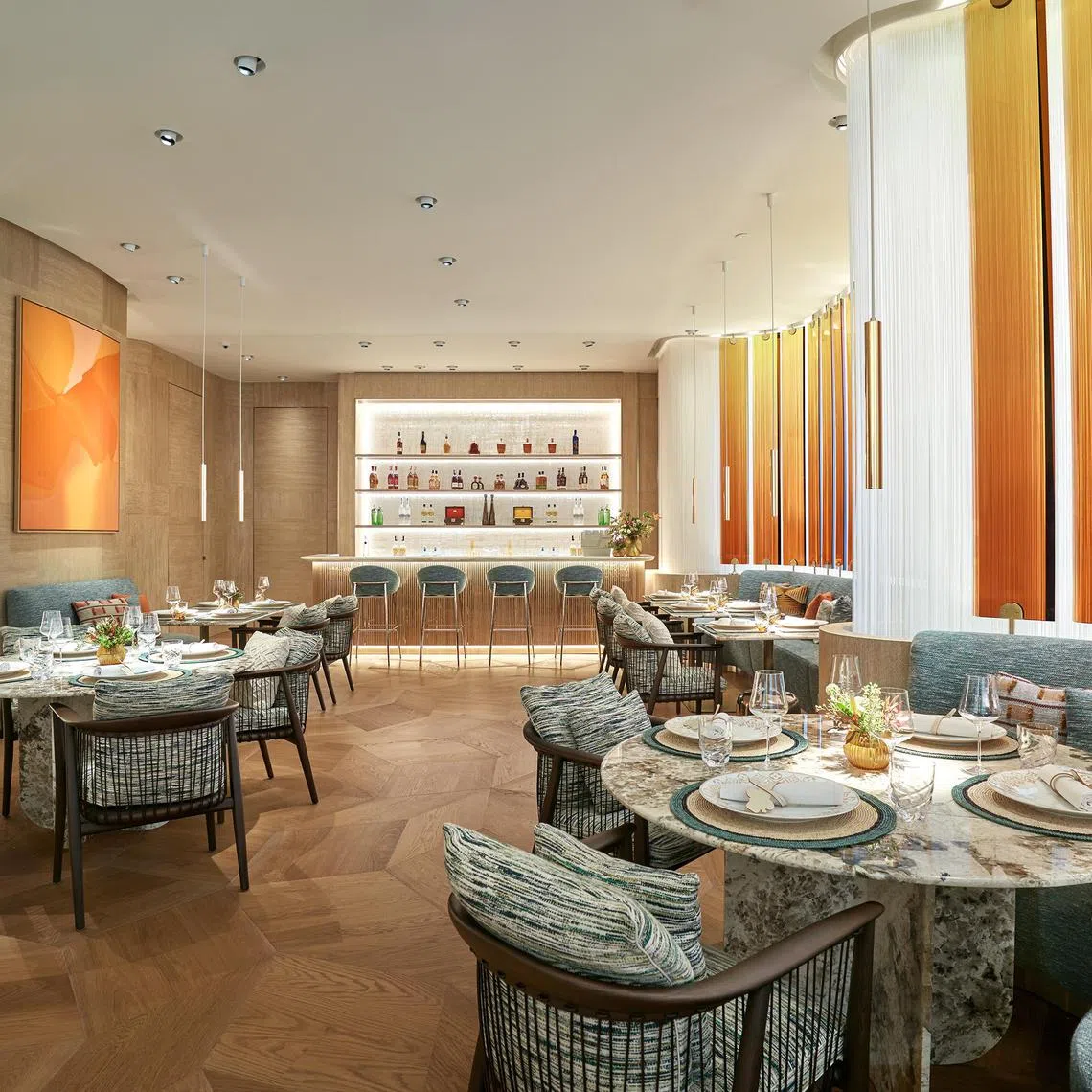 lllv21 - Helmed by superstar chef, Gaggan Anand, Gaggan at Louis Vuitton is LV's inaugural restaurant in Southeast Asia.

credit LOUIS VUITTON
