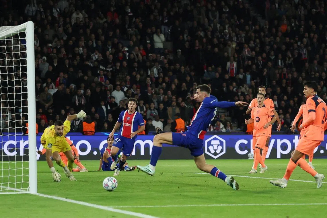 PSG beat Barcelona as Liverpool fight back in UCL thriller | The ...