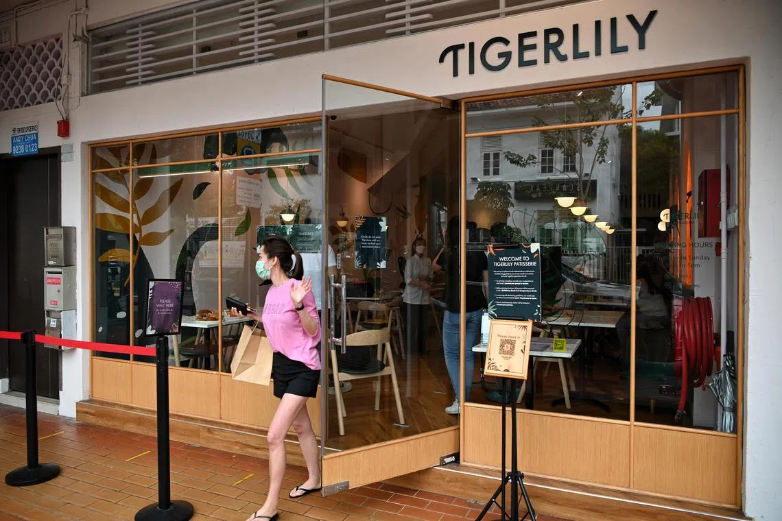 ST20220210_202210755197 Kua Chee Siong/ ayeast20/
Tigerlily Patisserie at Joo Chiat Road on 10 Feb 2022.
Food map of the best places to eat in the East of Singapore.