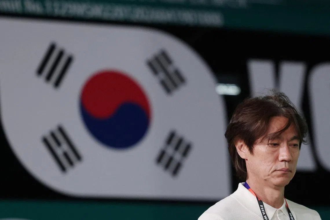 South Korea’s national coach Hong Myung-bo resigned shortly after their World Cup group-stage exit.