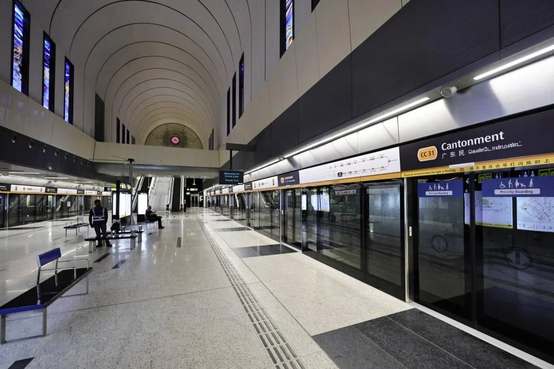 The new stations close the loop of the Circle Line, which first began operations in 2009, and after more than 30 years in the making.