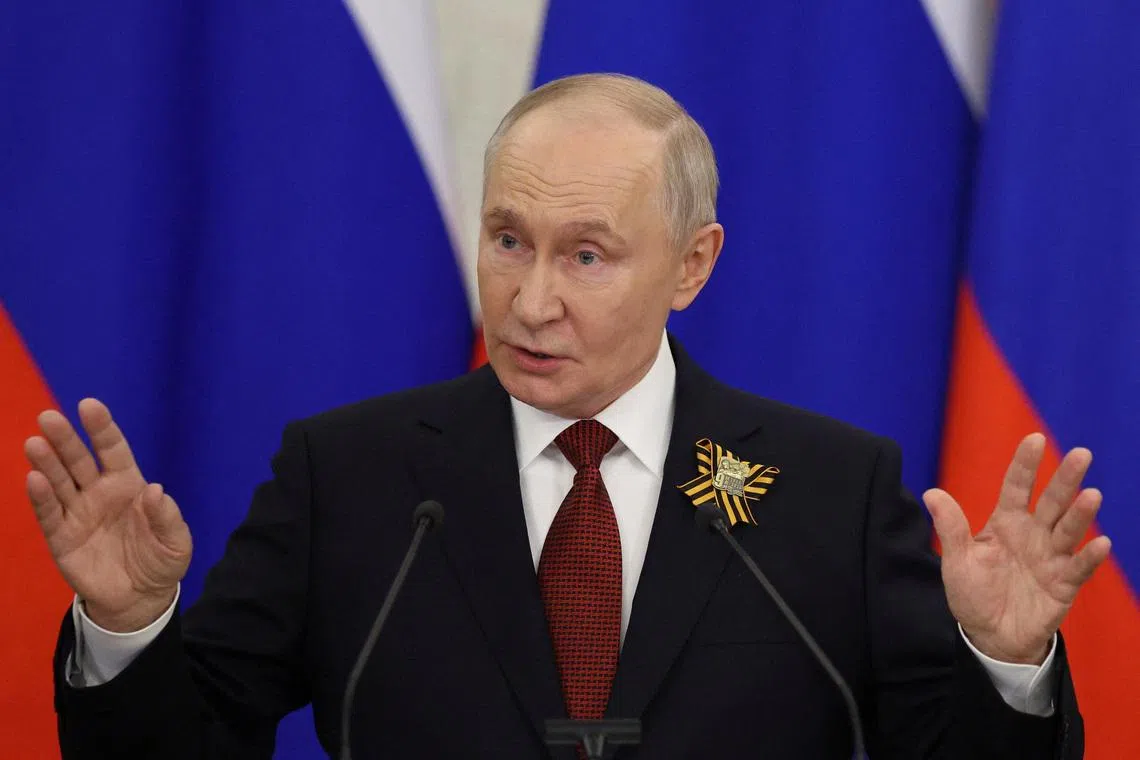 Kremlin repeats Putin's assertion that Ukraine war is nearly over after Zelenskiy casts doubt