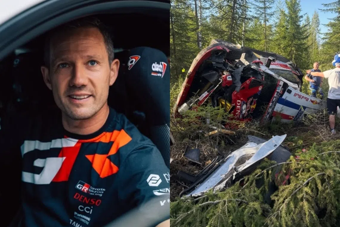 Rally great Sebastien Ogier in hospital after high-speed crash