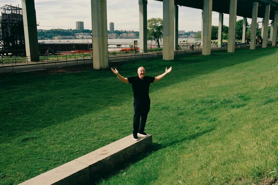 Andres Cantor in New York on May 26. The Telemundo announcer must train to deliver his famed scoring celebration for the World Cup, where he could call 20 games in about a month.