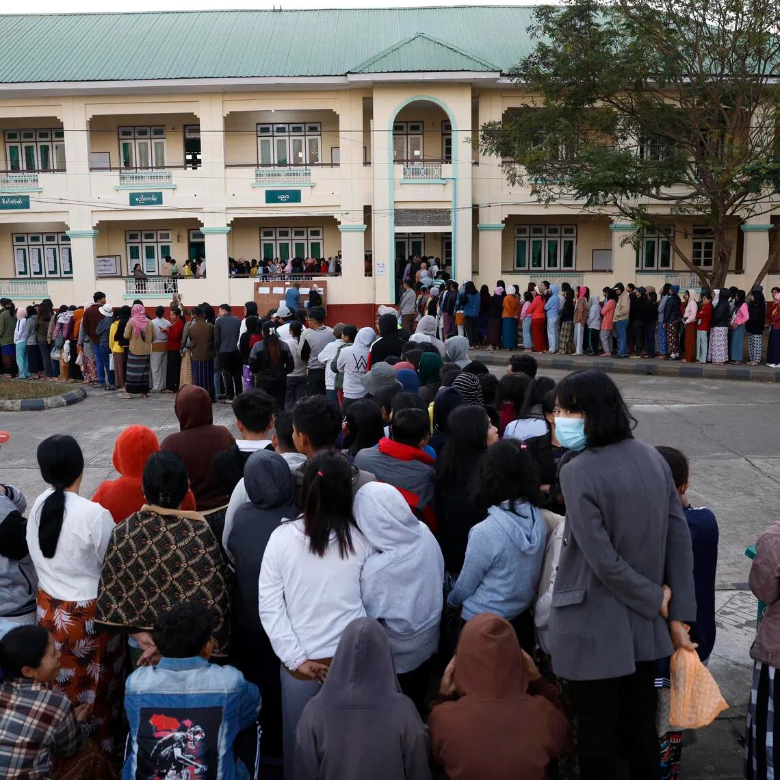 Official results have yet to be posted by Myanmar’s Union Election Commission.