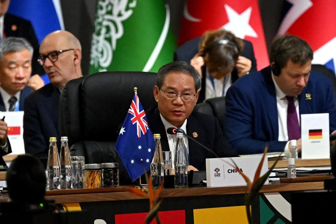 China's Prime Minister Li Qiang said he hoped Germany would maintain a rational and pragmatic policy toward China.