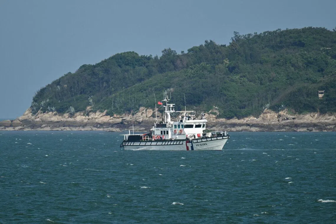Taiwan coast guard deployed vessels in response to China operation