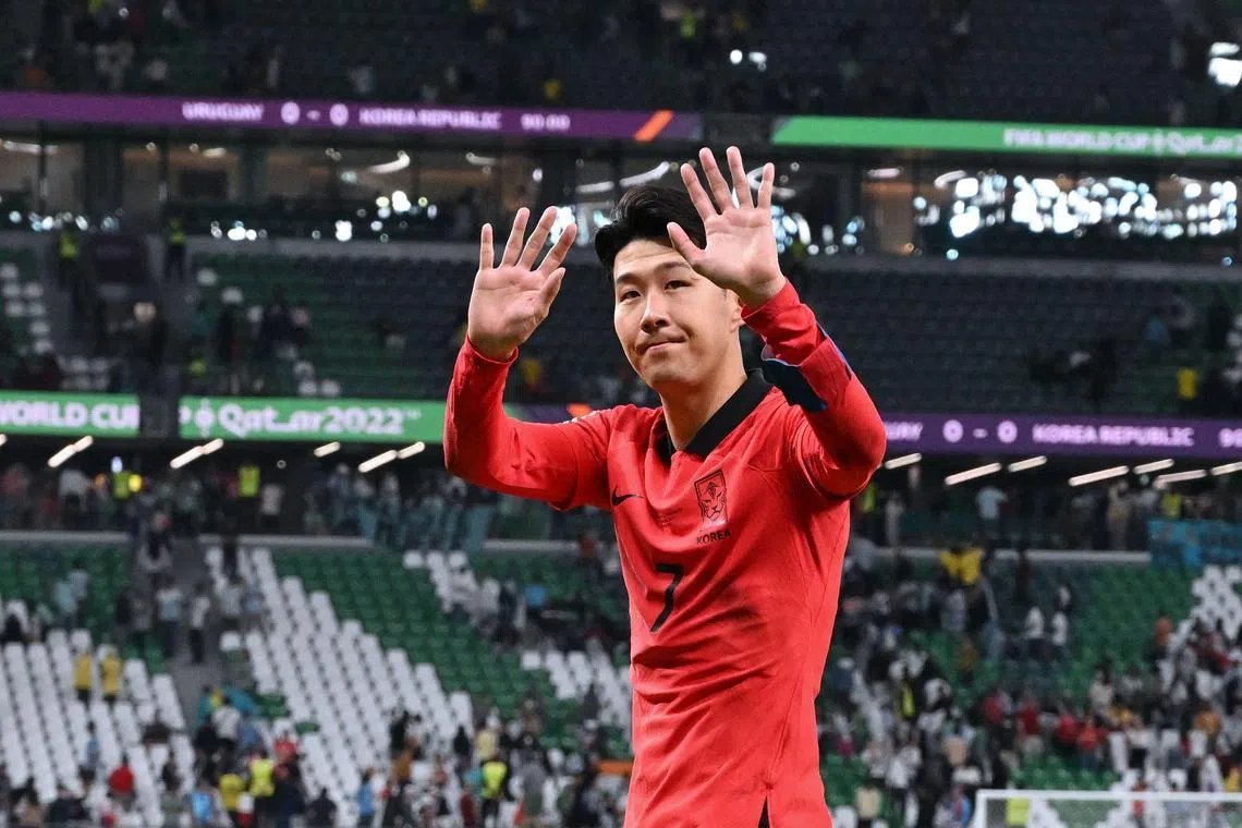 South Korea will rely heavily on their star forward Son Heung-min in their match against Ghana at the Qatar World Cup on Monday.
