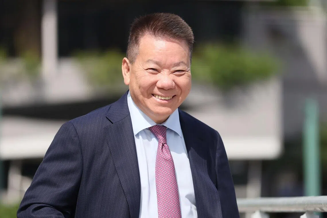 Trainer Manfred Man saddles Patch Of Cosmo in the Class 2 race (1,800m) at Sha Tin on April 19.