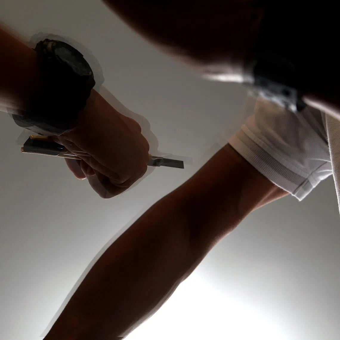 The police said on Sept 12 that they were alerted to the incident along Lorong 8 Geylang at about 10.33am.