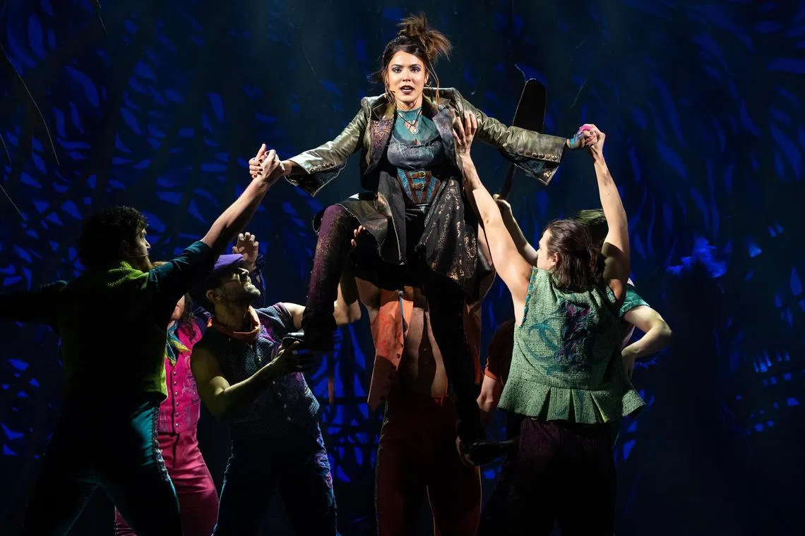 Linedy Genao stars as the title character in the Broadway production of Bad Cinderella at the Imperial Theater in New York, March 19, 2023. When it concludes on June 4, an unbroken string of Andrew Lloyd Webber shows since 1979 will come to an end. His latest opened only in March. 