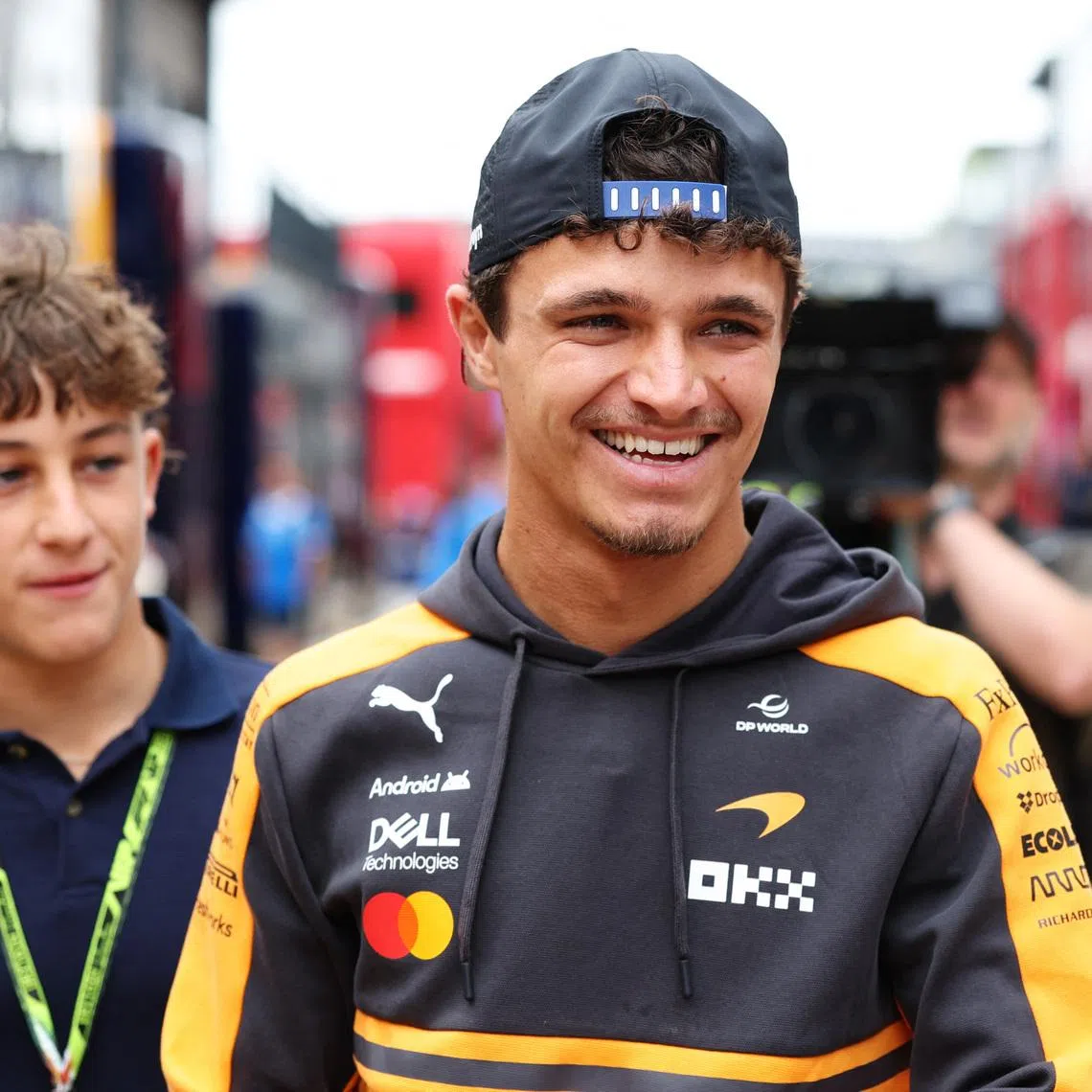 Formula One F1 - British Grand Prix - Silverstone Circuit, Silverstone, Britain - July 5, 2026 McLaren's Lando Norris arrives ahead of the race REUTERS/Suzanne Plunkett
