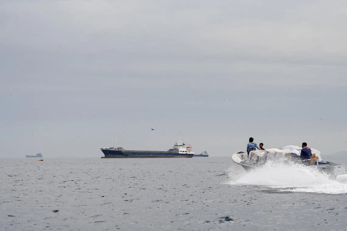 US President Donald Trump said US forces would interdict vessels that have paid tolls to Iran, even if those ships are now in international waters.