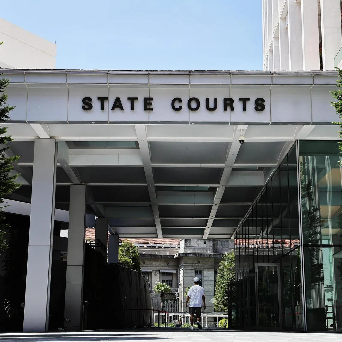 Facade of State Courts taken May 9, 2024. use for State Courts stories, court, crime.