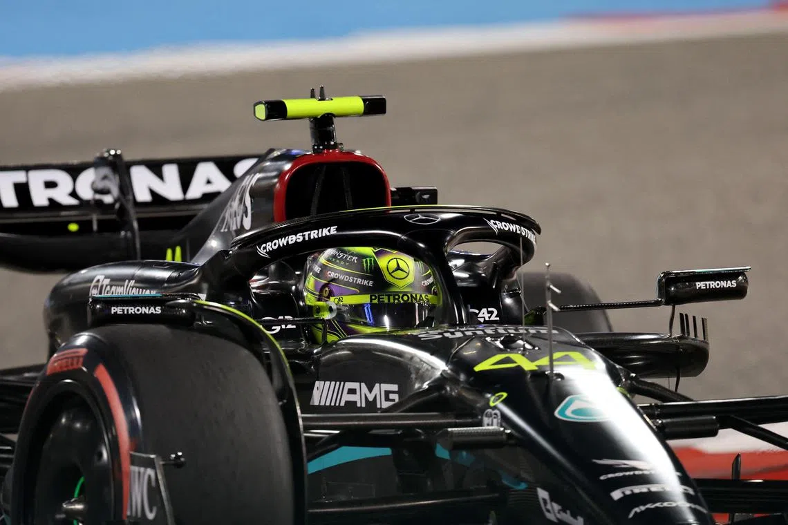 Hamilton said he had expected his Mercedes to be closer to the front, after finishing eighth in second practice, ahead of the Bahrain grand prix.