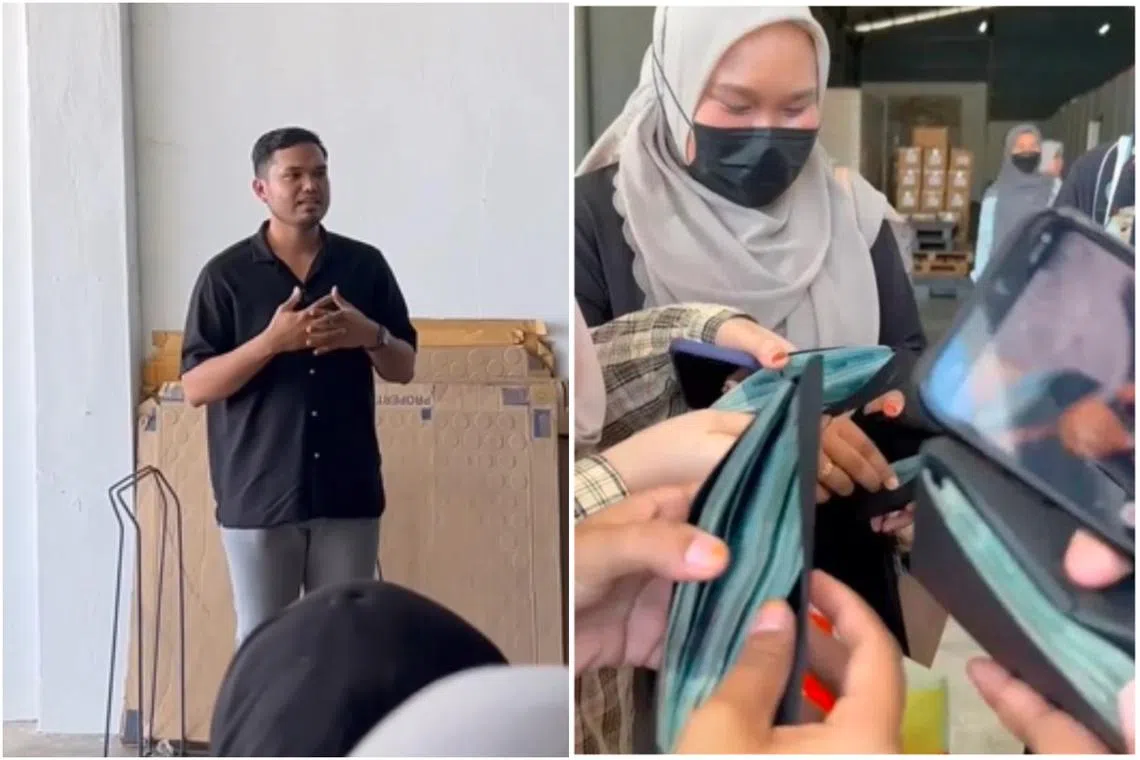 Besides the shopping spree and special bonus for his staff, Mr Khairul Aming also hinted at a coming holiday for them.